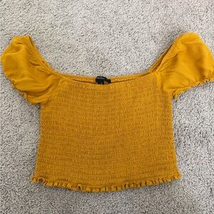 Yellow Crop Top